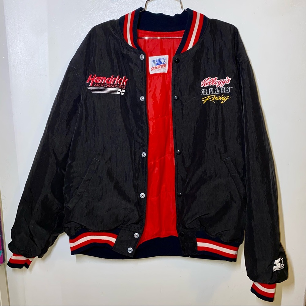 Vintage Starter Hendrick Motorsports Kellogg's Corn Flakes Racing Jacket Size L